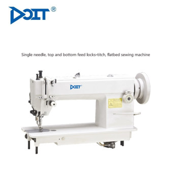 Máquina de coser industrial DT0302 de alta velocidad de alimentación plana de una sola aguja Heavy Duty cuero de coser industrial